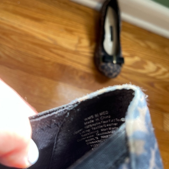 Dana Buchman Heels Womens 9.5 M Marcy Dress Pumps Brown Leopard Block Heels - Picture 6 of 6